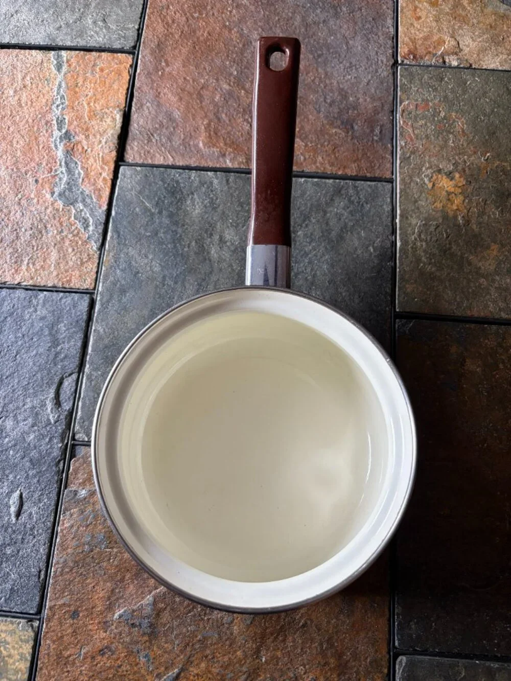 Vintage Sheffield Strawberries 'n Cream saucepan pot